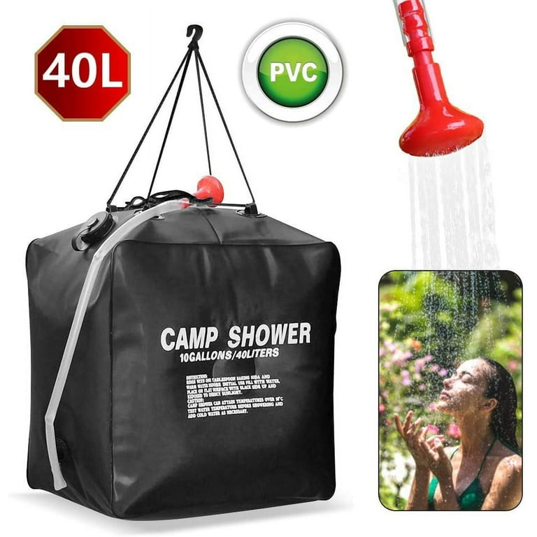 Solar Showers For Camping Portable Shower For Camping 12L Outdoor Solar  Shower Accessories With Hose Pressure Foot Pump And - AliExpress