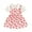 Pink, variant on Bagilaanoe Toddler Baby Girl Summer Dress Heart Print Puff Sleeve A-line Princess Dresses 6M 9M 12M 18M 24M 3T Kids Casual Swing Sundress