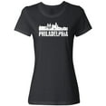 thumbnail image 3 of Inktastic Philadelphia Skyline Grunge Women's T-Shirt, 3 of 5
