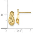 thumbnail image 2 of Beautiful 14k Flip Flop Earrings, 2 of 2