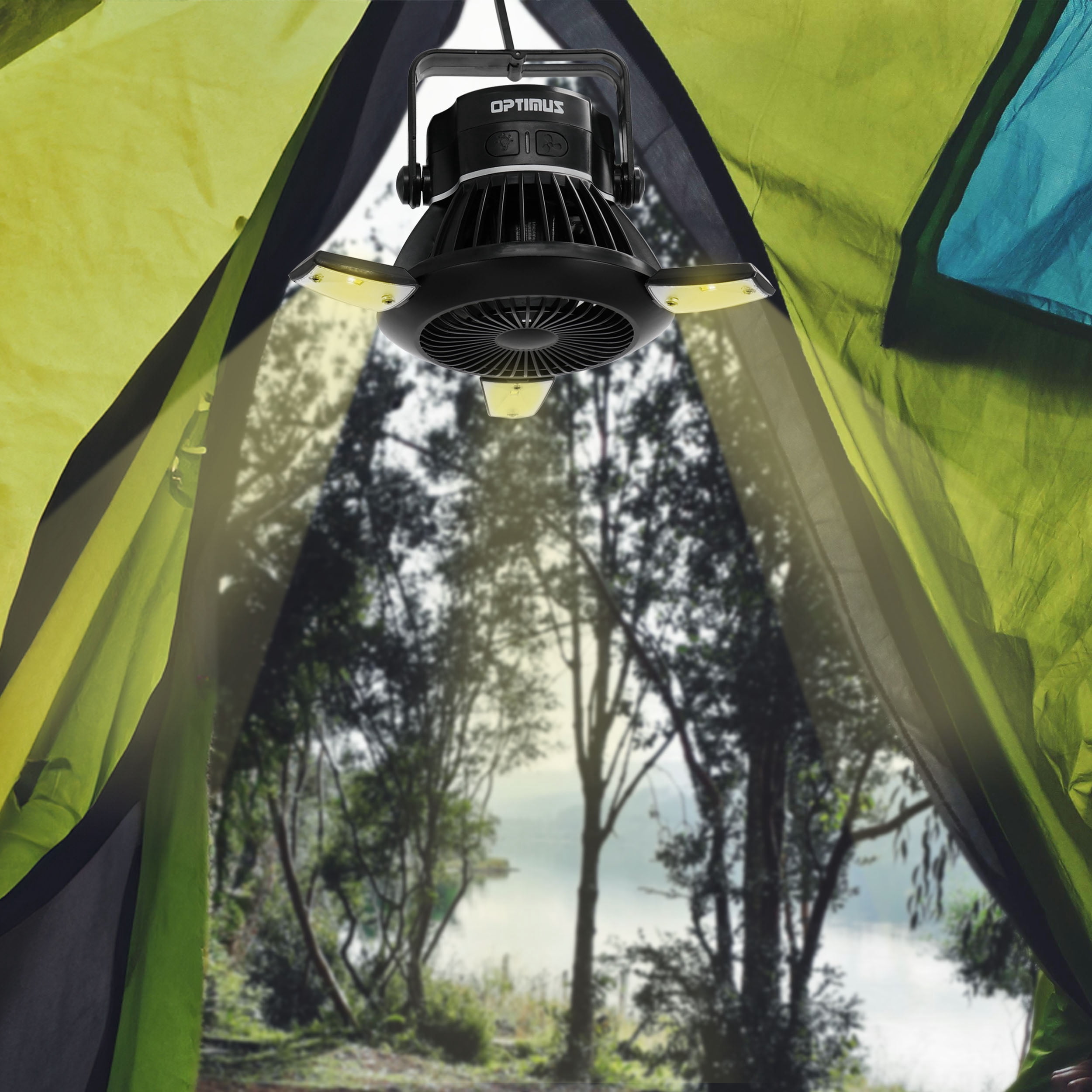 Optimus 4 in 1 Outdoor Fan wtih LED Light