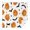 Halloween Pumpkin Bat, variant on Halloween Pumpkin Ghost Bat Pattern Square Tablecloth,Waterproof Square Table Cover,Wipeable Spillproof Washable Table Cover for Home Kitchen Party Decor 42"X42"(107x107cm)