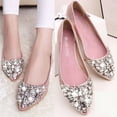 thumbnail image 4 of Chaussures Plates Décontractées pour Femmes, Paillettes à la Mode, Confortables, Pointues, 4 of 5