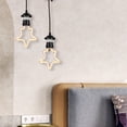 thumbnail image 4 of Shisuyan 2Pcs Light Fixtures for Ceiling Adjustable Cable Length Ceiling Light Socket Black, 4 of 9