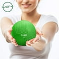 thumbnail image 3 of Yes4All 4lbs Soft Weighted Toning Ball Diamond Knurl Green, 3 of 6