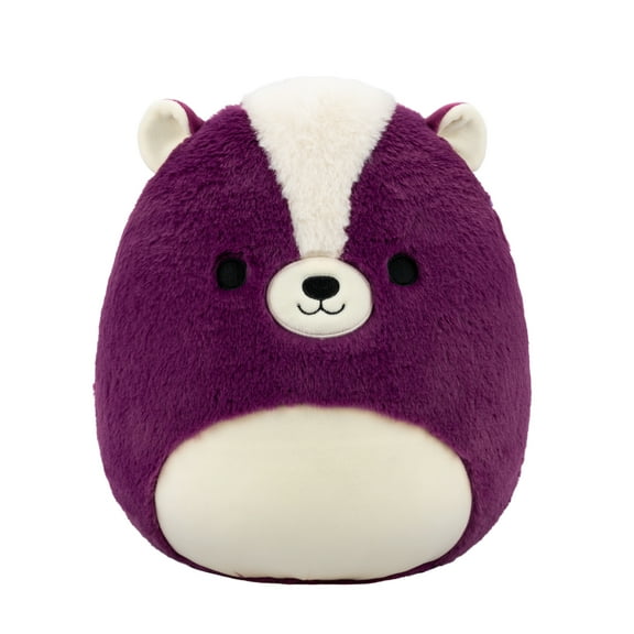 Squishmallows FuzzAMallow Official 12 inch Sloan the Purple Skunk - Child's Ultra Soft Plush Toy