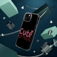 thumbnail image 4 of DistinctInk Clear Hybrid Case for Apple iPhone 14 Pro Max (6.7" Screen) - Cute But Psycho - Raised Bezel Screen Guard, 4 of 9