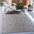 thumbnail image 2 of Safavieh Courtyard Karina Animal Indoor/Outdoor Area Rug, Gray/Black, 5'5" x 7'7", 2 of 13