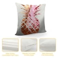 thumbnail image 4 of JEUXUS  Marble Pineapple Throw Pillow Covers Pillow Cover with Zipper Throw Pillow Cases Double Sided Plush Pillow Covers Decorative Throw Pillows Covers for Couch Living Room Bedroom, 4 of 5