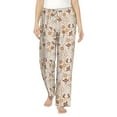 thumbnail image 2 of Goofa Dancing Cowboy Skeleton Printed Soft Pajama Pants for Women, Wide Leg Comfy Casual Lounge Yoga Pants-X-Large, 2 of 9