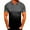 Dark Gray, variant on Big and Tall Polo Shirts for Men Gradient Color Print Short Sleeve Collared T-shirts Performance Moisture Wicking Lightweight Golf Shirts Black XXXL