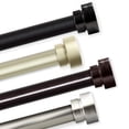 thumbnail image 4 of Rod Desyne Bonnet 1" Curtain Rod - Black, 4 of 4
