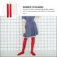 thumbnail image 2 of WORGEOUS 2 pares de medias de San Valentín para mujer Calcetines largos con patrón de corazón Medias de mujer, 2 of 8