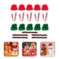 thumbnail image 3 of Mini cubierta de taza de gorro, decoración de Navidad, minibufanda pequeña, 20 piezas, 3 of 4