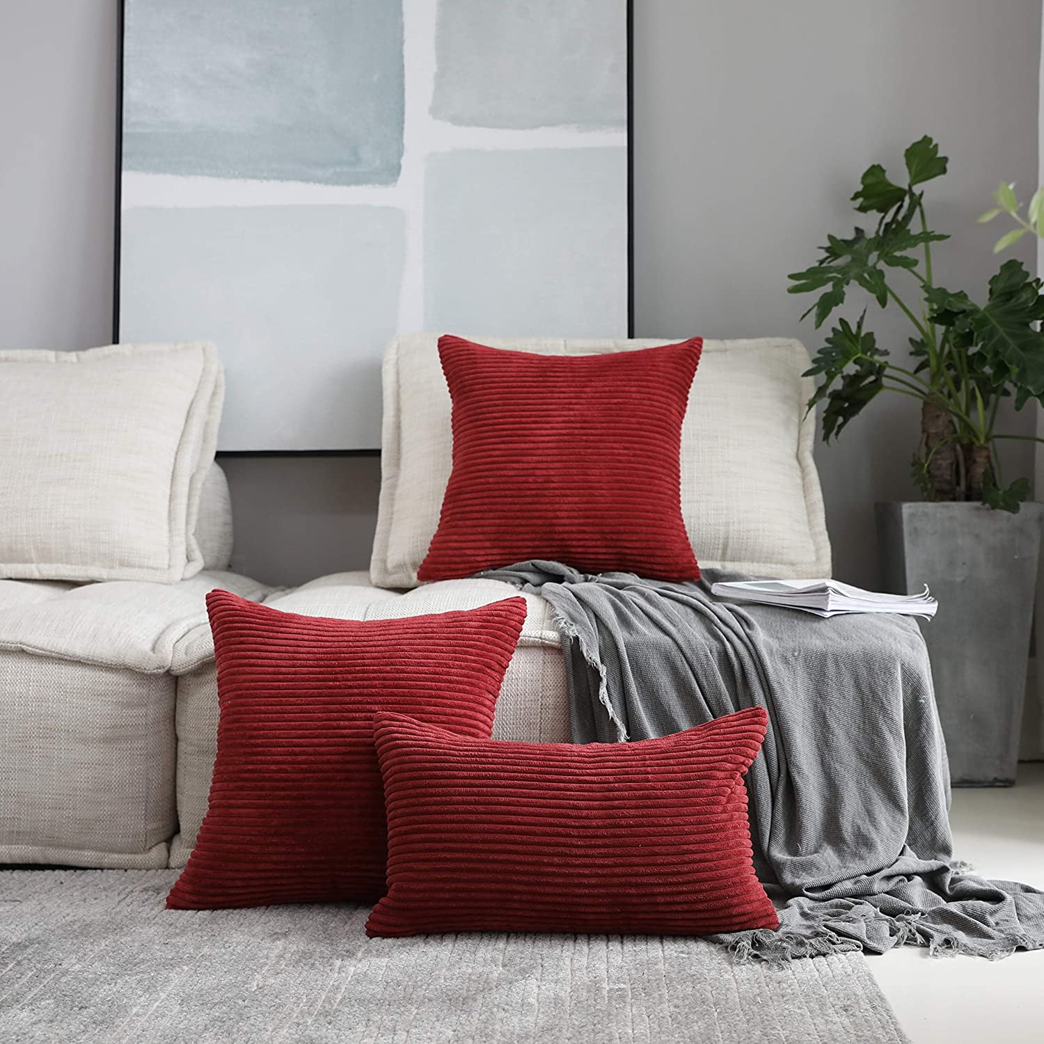 Burgundy red throw pillows hotsell