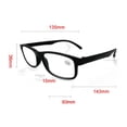 thumbnail image 2 of 3PCS Unisex Frame Anti-blue Vision Care Presbyopic Glasses Reading Glasses Ultra-Light Eyeglasses +100, 2 of 8