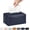 Deep Blue, variant on Minzimin Long Tissue Box Cover, PU Leather Tissue Holder Rectangle, Facial Paper Organizer, Modern Dispenser for Bathroom, Kitchen, Home, Office, Tabletop 9.5’’x5’’x5’’