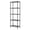 Black-5 Tier 10"Dx16"Wx55"H, variant on 2 Small Shelves Kitchen Storage Shelf Wire Shelving Unit Metal Adjustable Organizers For Office Pantry Black 12" D X 18" W H
