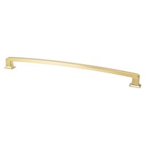 Berenson 2157-1MDB-P 18 in. Hearthstone Appliance Pull - Modern Brushed Gold