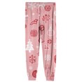 thumbnail image 7 of Wutalume Men's Drawstring Pocket Cuffed Casual Pants with Festive Christmas Print, Soft Home Sleep Pants for Holiday Season and Cozy Nights,Watermelon Red 3XL, 7 of 7