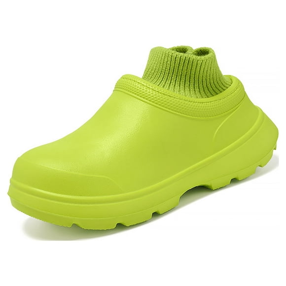 Cyiecw Fur Lined Clogs for Women Winter Warm Plush House Slippers Waterproof Non-slip Garden Shoes Indoor Outdoor Mules