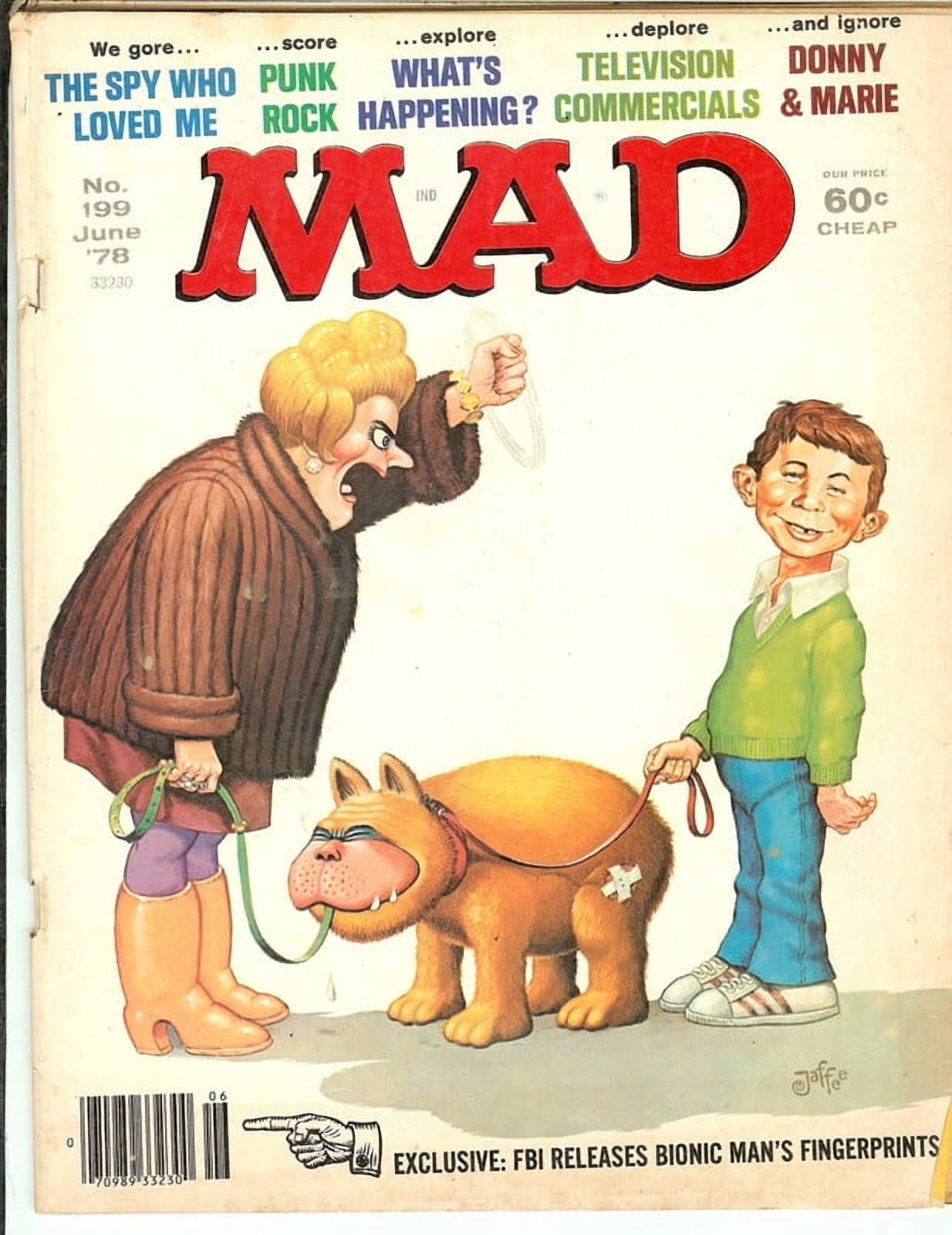 MAD Magazine Vintage Collectible #199 JUNE 1978