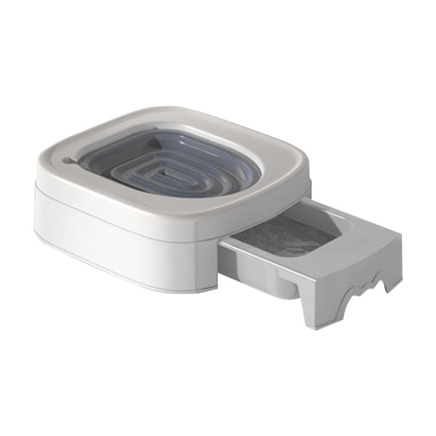 DQrwqpou Inodoro para Gatos Guía Entrenamiento Reutilizable para Inodoro para Gatos Suministros para (gris)