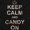 Black, variant on Keep Calm and Candy On Halloween Plus Size Crewneck Graphic Tee Shirt Brisco Brands 2X