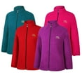thumbnail image 4 of Njoeus Women's Plus Size Zip-Front Soft Fleeces Jacket Long Oversized Women's Classic Outdoor Recreation Coat With Pockets XL-5XL, 4 of 4