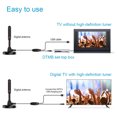 thumbnail image 4 of Antena DAB amplificada interiores al aire libre HD Portable TV portátil Respuesta rápida 30DBI con amplificador DVB-T2, 4 of 9