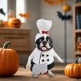 thumbnail image 4 of Funny Chef Pet Costume Hat Shirt for Dogs Cats Holiday Dress Up Photo Prop Small Medium Large, 4 of 7