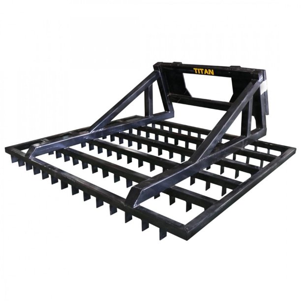 Titan Attachments 6 FT Terra Monster Dirt Grader and Leveler, Skid