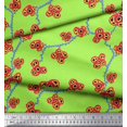 thumbnail image 2 of Soimoi Velvet Fabric Flower Artistic Decor Fabric Printed Yard 58 Inch Wide, 2 of 3
