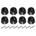 thumbnail image 1 of Uxcell patas de tabla de cortar, 8 paquetes de almohadillas antideslizantes con tornillos de acero inoxidable (0.25"Wx0.51"H), 1 of 6