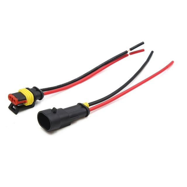 Un Set H11 Conector Macho Hembra Precableado de Bombilla del Faro Antiniebla del Coche