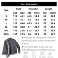 thumbnail image 2 of Yungyresw Striped Jacket Contrast Trim Track Jacket Ribbed Hem Men's Coat Solid Color for Sports Autumn Wear, 2 of 5