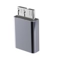 thumbnail image 3 of Kework, paquete de 2 adaptadores Micro B USB a USB tipo C, USB 3,1 tipo C hembra a USB 3,0 Micro B macho, conector convertidor, 3 of 4