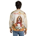thumbnail image 5 of Happy Thanksgiving Basset Hound with Turkey Pumpkins Autumn Vibes All Over Print 3D Sweatshirt Unisex Merch Bassets Dog Breed Lovers Gifts Idea - 12018, 5 of 6