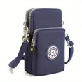 thumbnail image 1 of 1pc New Sports Wallet Mobile Phone Bag Shoulder Bag Handbag Coin Purse Retro Keychain Small Purse, 1 of 1
