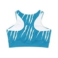 thumbnail image 2 of Effete Feline Claw Marks Scratch Fully Lined Padded Sports Bra (AOP), 2 of 4
