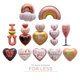 thumbnail image 1 of Globo de película de aluminio con forma de dibujos animados y tema de San Valentín, decoración para fiestas, bodas, 1 of 3