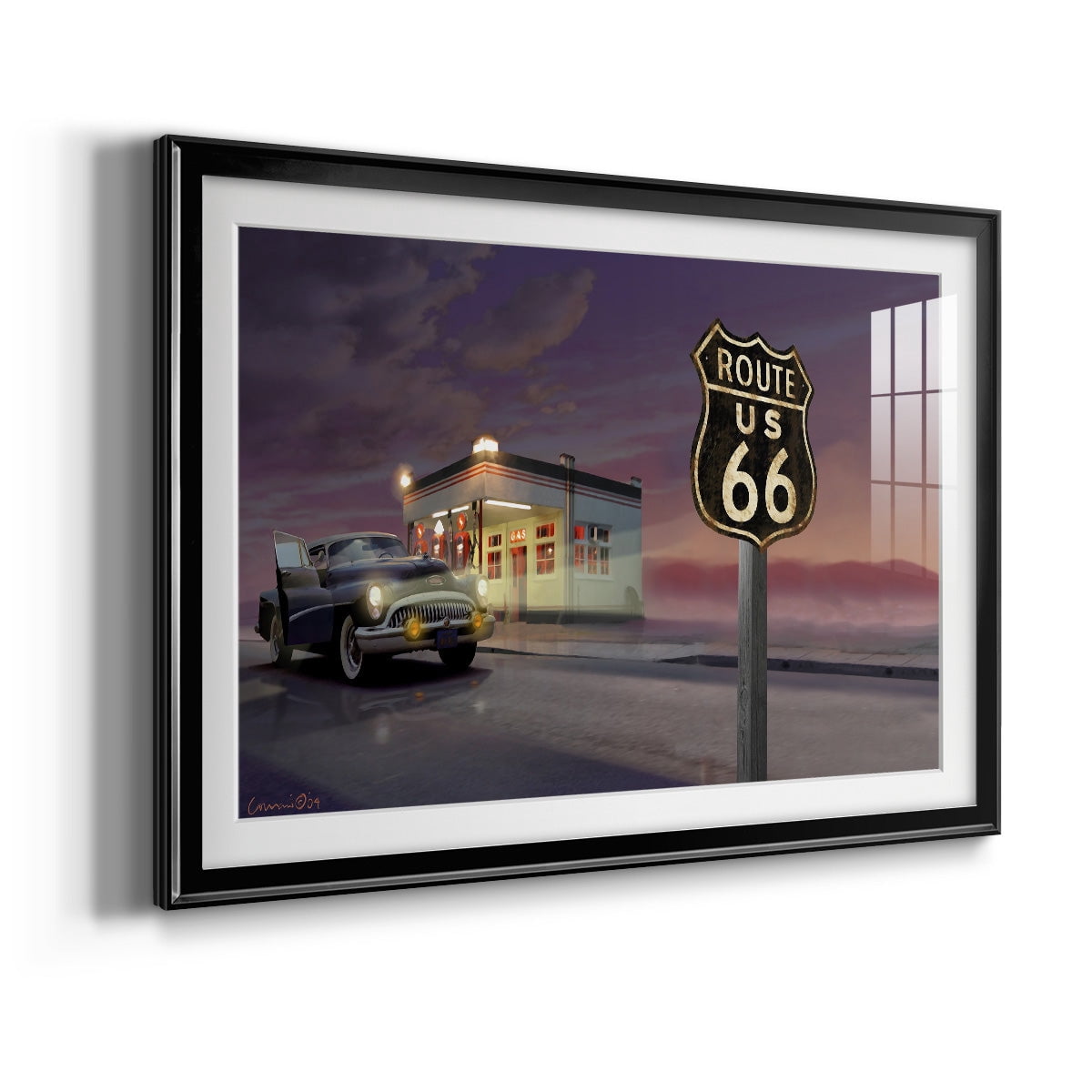 Route 66 Premium Framed Print - Ready to Hang