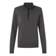 thumbnail image 4 of Devon & Jones DG446W Women's New Classics Quarter-Zip Sweater-Graphite-XS, 4 of 6