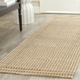thumbnail image 3 of SAFAVIEH Natural Fiber Langston Geometric Jute Runner Rug, Ivory/Beige, 2' x 8', 3 of 10