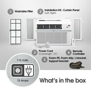 LG 8,000 BTU 115V 350 Sq. Ft. Window Air Conditioner, White, LW8024RD
