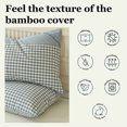 thumbnail image 6 of Home Savings Items !Amvlyk Plaid Pillow Shams Checkered Pillowcase Ginghams Pillow Covers Standard Size Pillow Cases Soft Breathable Pillow Cases Set Of 2 Retro Farmhouses Pillowcase,Blue, 6 of 6