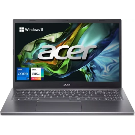 Acer Aspire 5 15 Slim Laptop | 15.6" FHD IPS Touch 1920 x 1080 | Intel Core i7-1355U | Intel Iris Xe Graphics | 16GB LPDDR5 | 512GB Gen 4 SSD | Wi-Fi 6E 802.11ax | Backlit Keyboard |