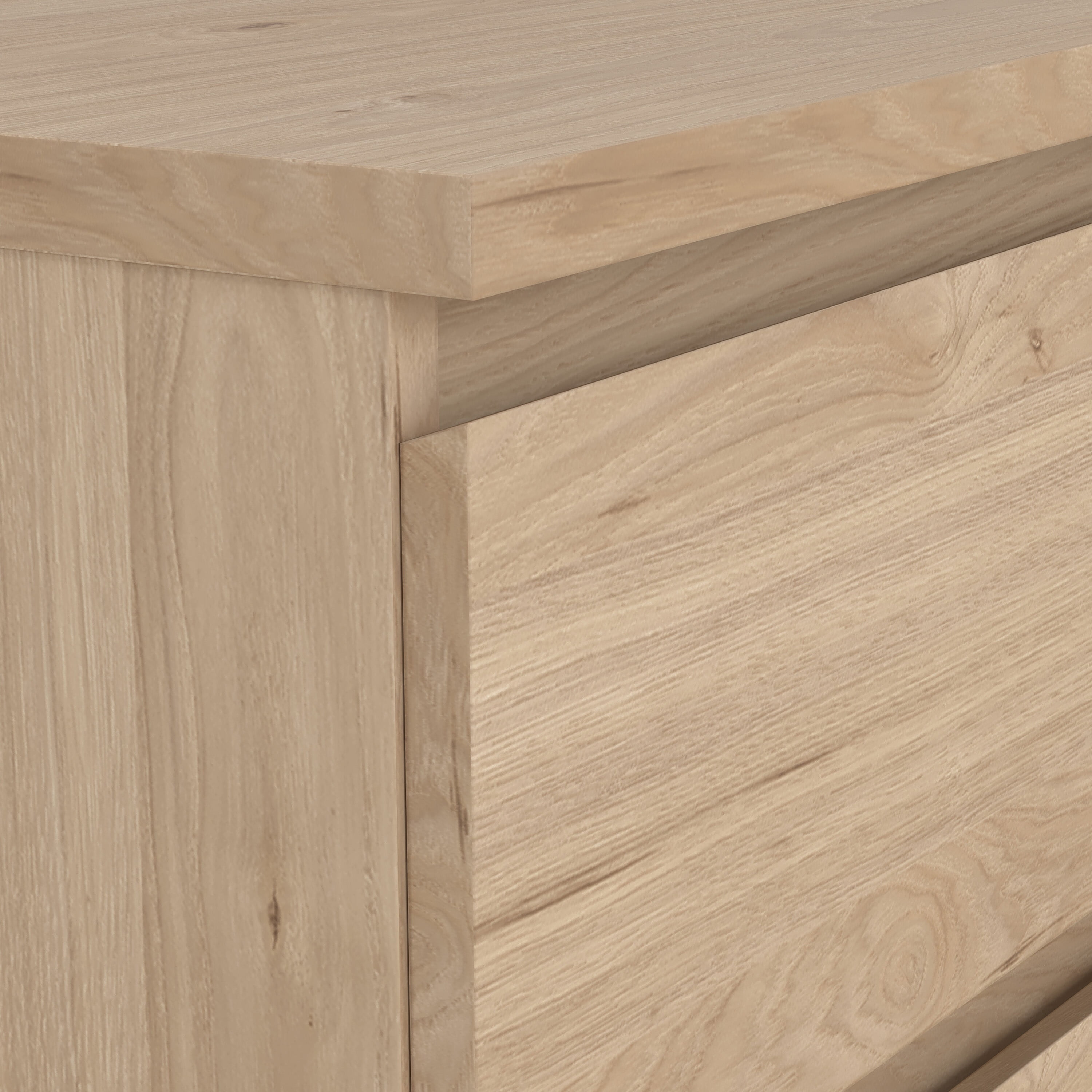 Tvilum Scottsdale 3-Piece Bedroom Set - Chest and Nightstand Set of 2, Jackson Hickory