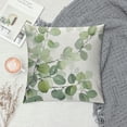 thumbnail image 2 of Nawypu Spring Summer Pillow Cover - Green Watercolor Eucalyptus Leaf Botanical Cushion Case, Nature-Inspired Home Decor, Ideal for Spring and Summer Sofa Accent, 2 of 5