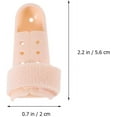 thumbnail image 4 of Broken Finger Splint Finger Splint Arthritis Thumb Finger Brace Support Guard Splints for Straightening Broken Fingers Joint Protection Beige Size XS Trigger Thumb Splint, 4 of 5